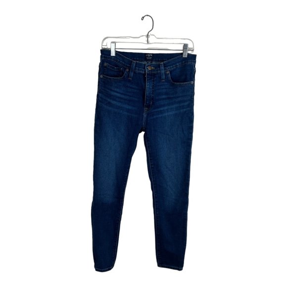 J. Crew Jeans J Crew High Rise Skinny Jeans Sz 29 Ankle Blue Denim